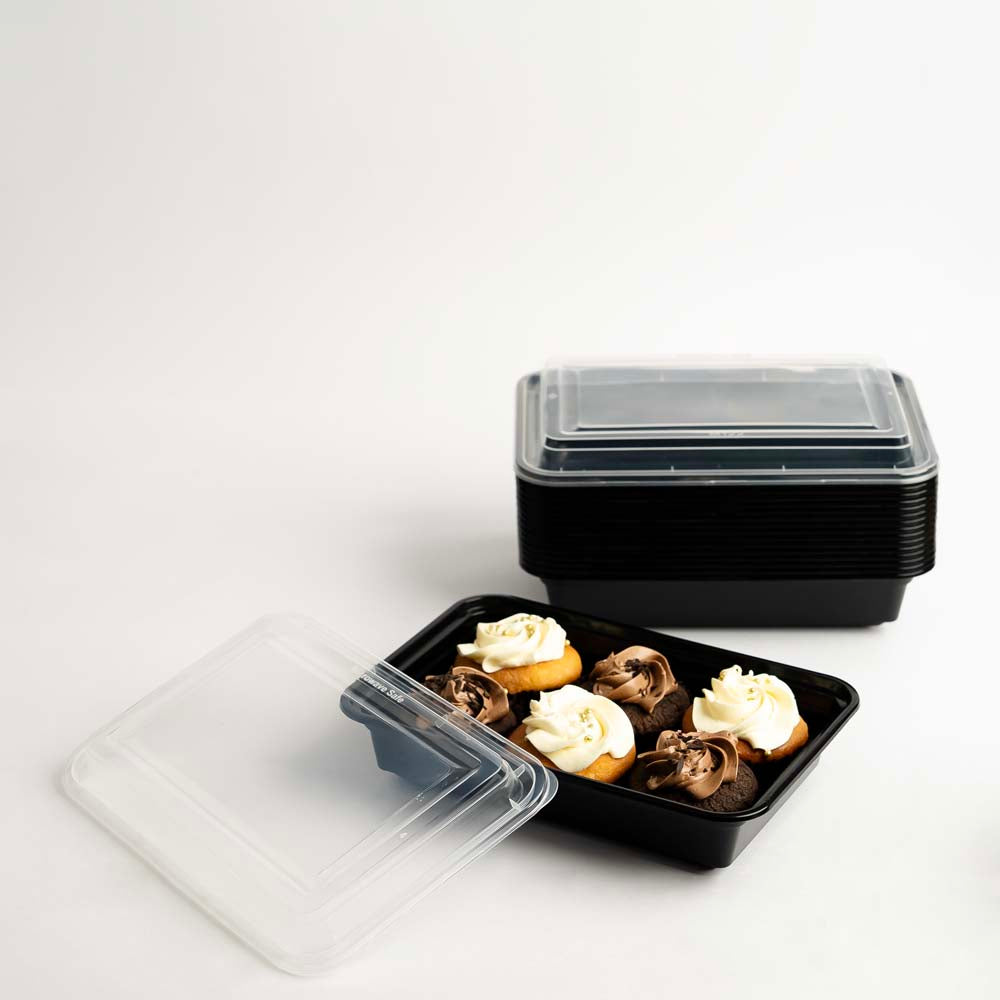 Disposoul Rectangular Container Premium Series RE 32 With LID 960ML