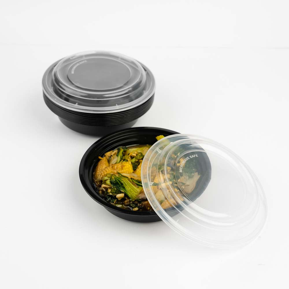 Disposoul Round Food Container Premium Series RO 24 With LID 720ML
