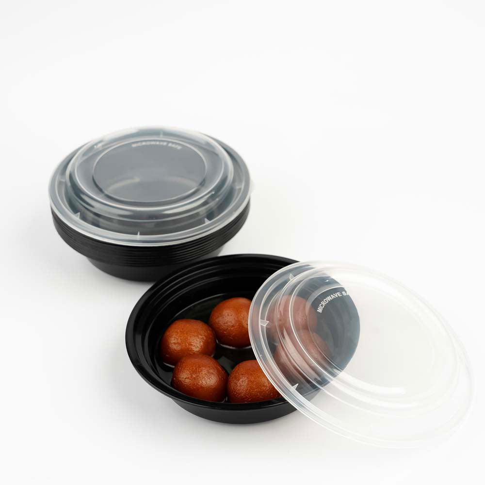 Disposoul Round Food Container Premium Series RO 16 With LID 480ML
