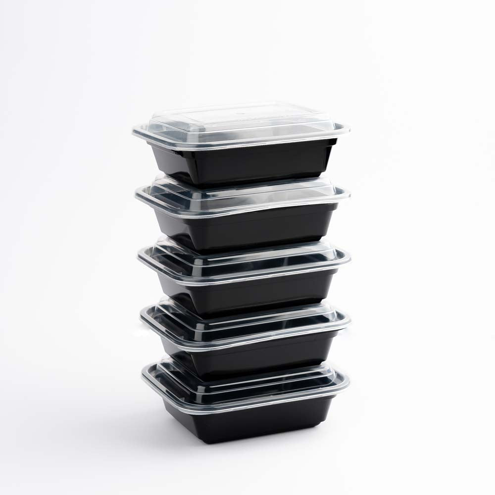 Disposoul Rectangular Container Premium Series RE 12 With LID 360ML
