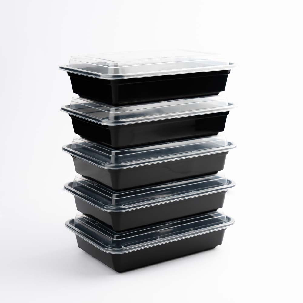 Disposoul Rectangular Container Premium Series RE 32 With LID 960ML