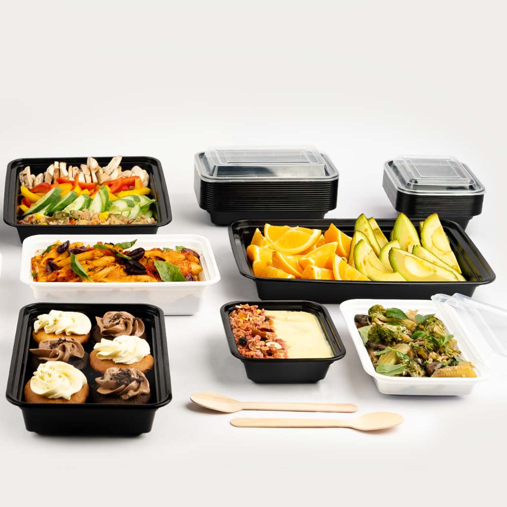 Disposoul Rectangular Container Premium Series RE 24 With LID 720ML