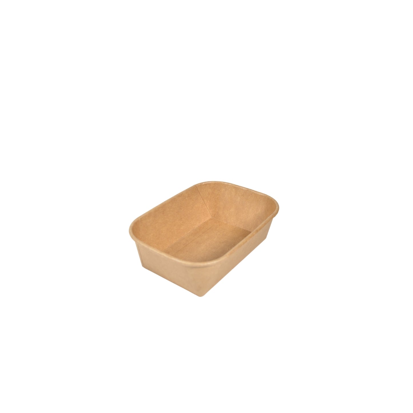 Disposoul Rectangular Paper Container Kraft with LID 500ML