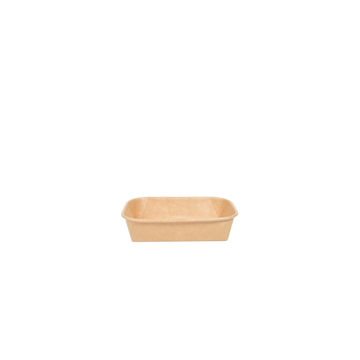Disposoul Rectangular Paper Container Kraft with LID 500ML