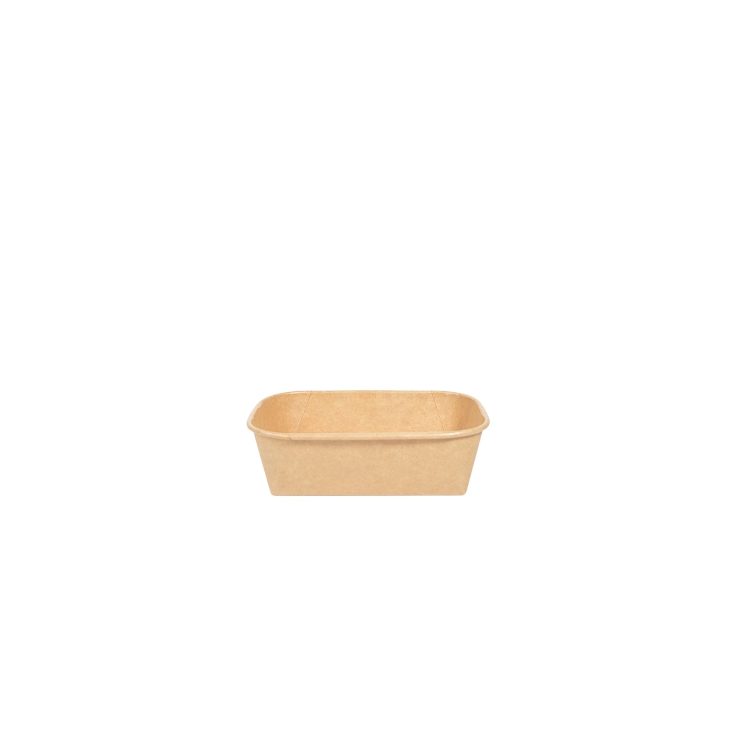 Disposoul Rectangular Paper Container Kraft with LID 500ML