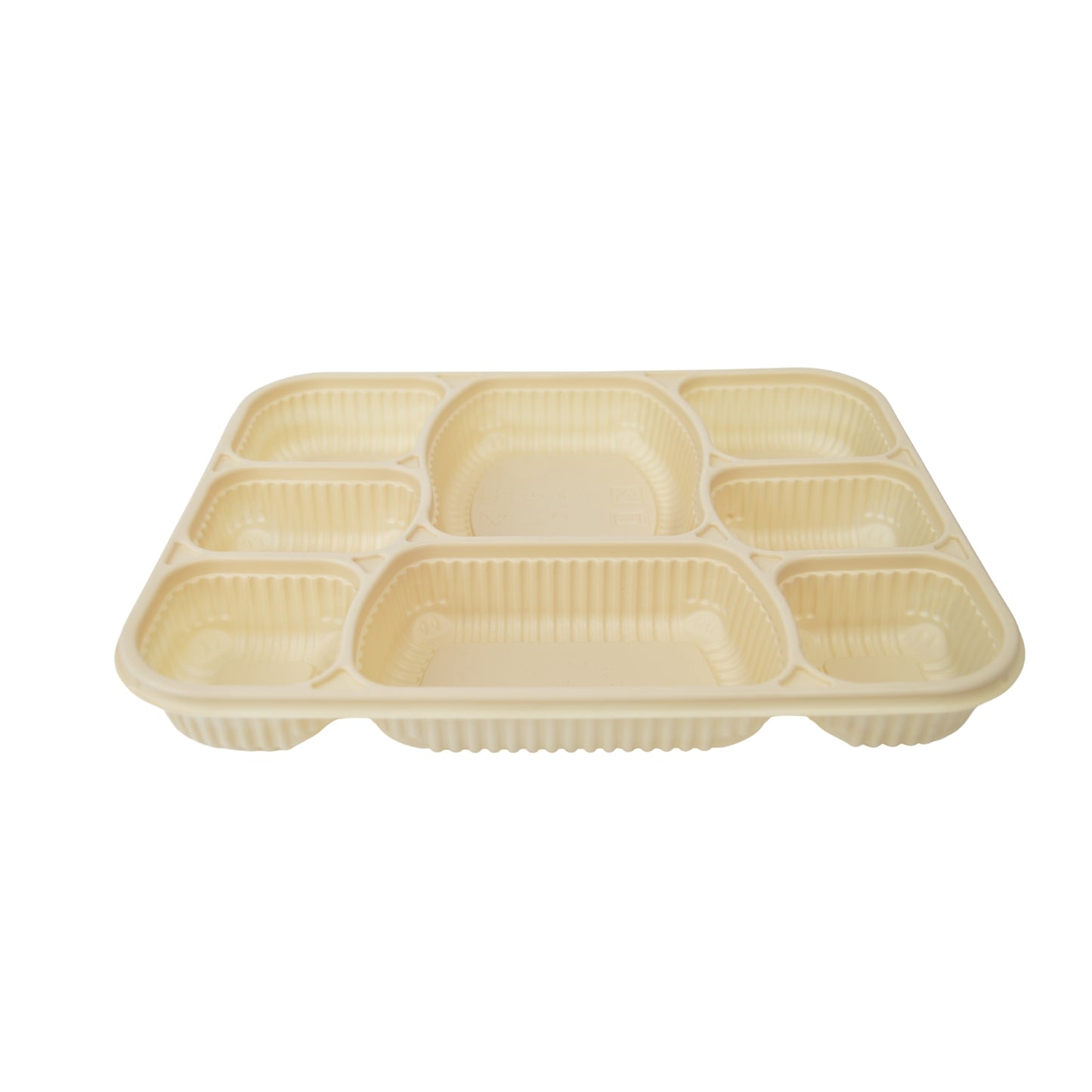 Disposoul 8 Compartment Cornstarch Meal Box Tray With Lid