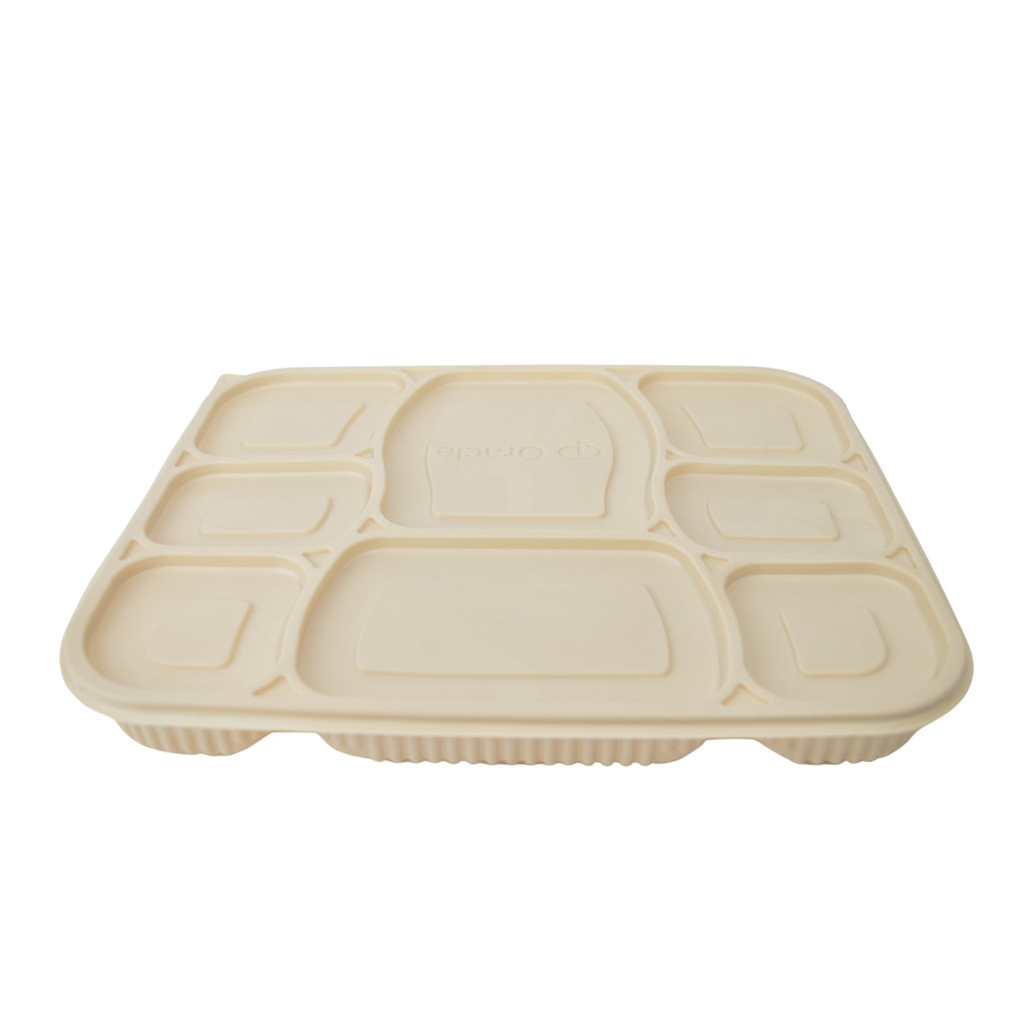 Disposoul 8 Compartment Cornstarch Meal Box Tray With Lid
