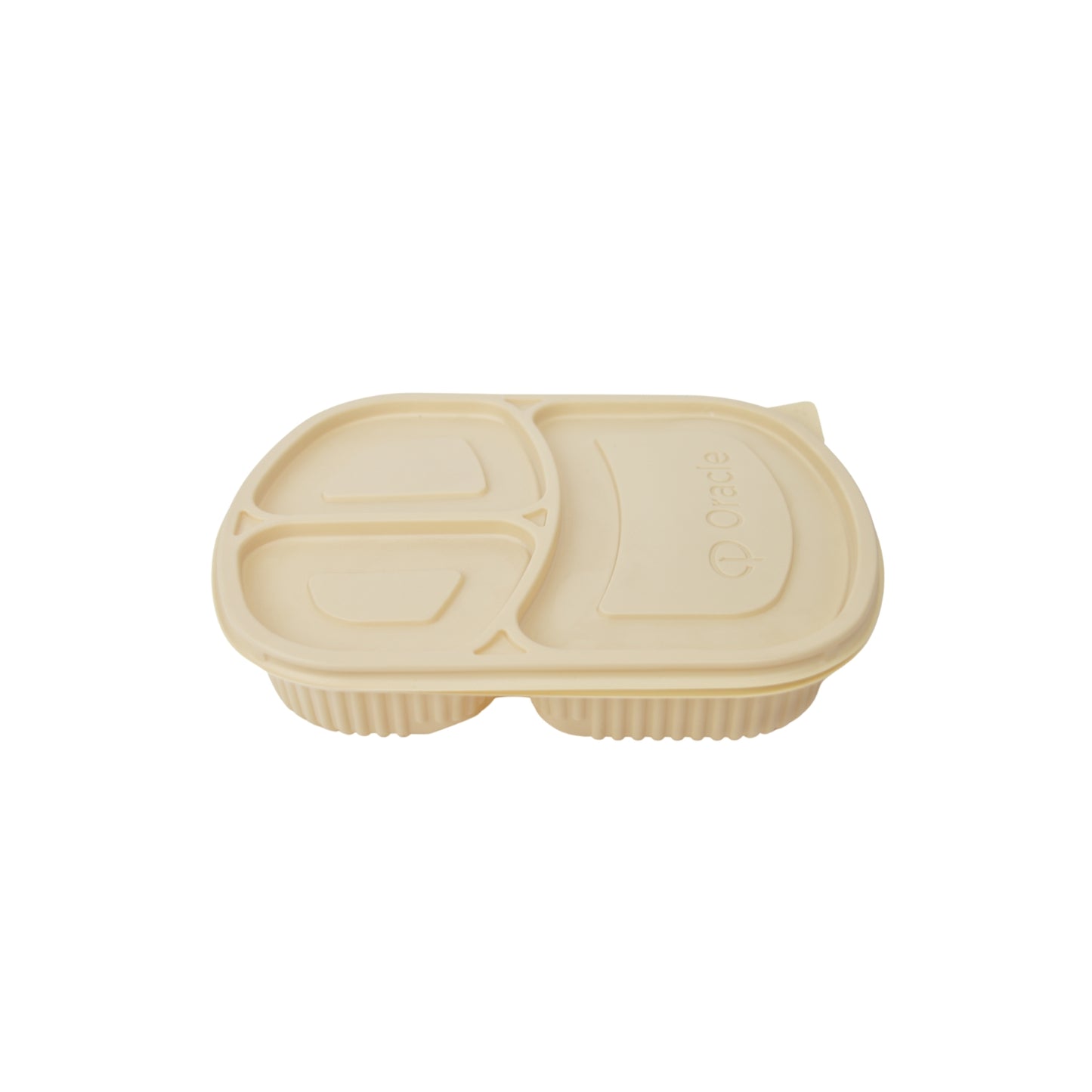 Disposoul 3 Compartment Cornstarch Meal Box Tray With Lid