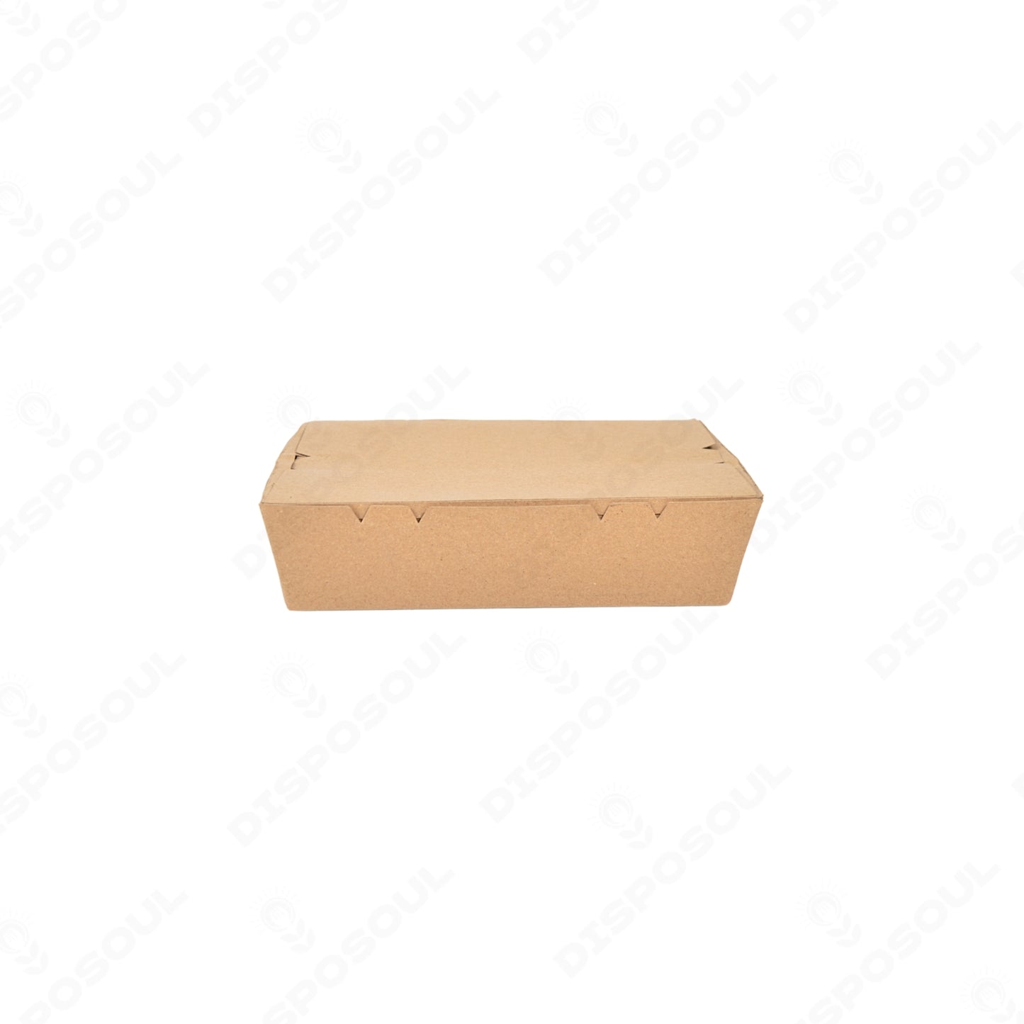 Disposoul PSB Kraft Paper Takeout Lunch Box 1200Ml