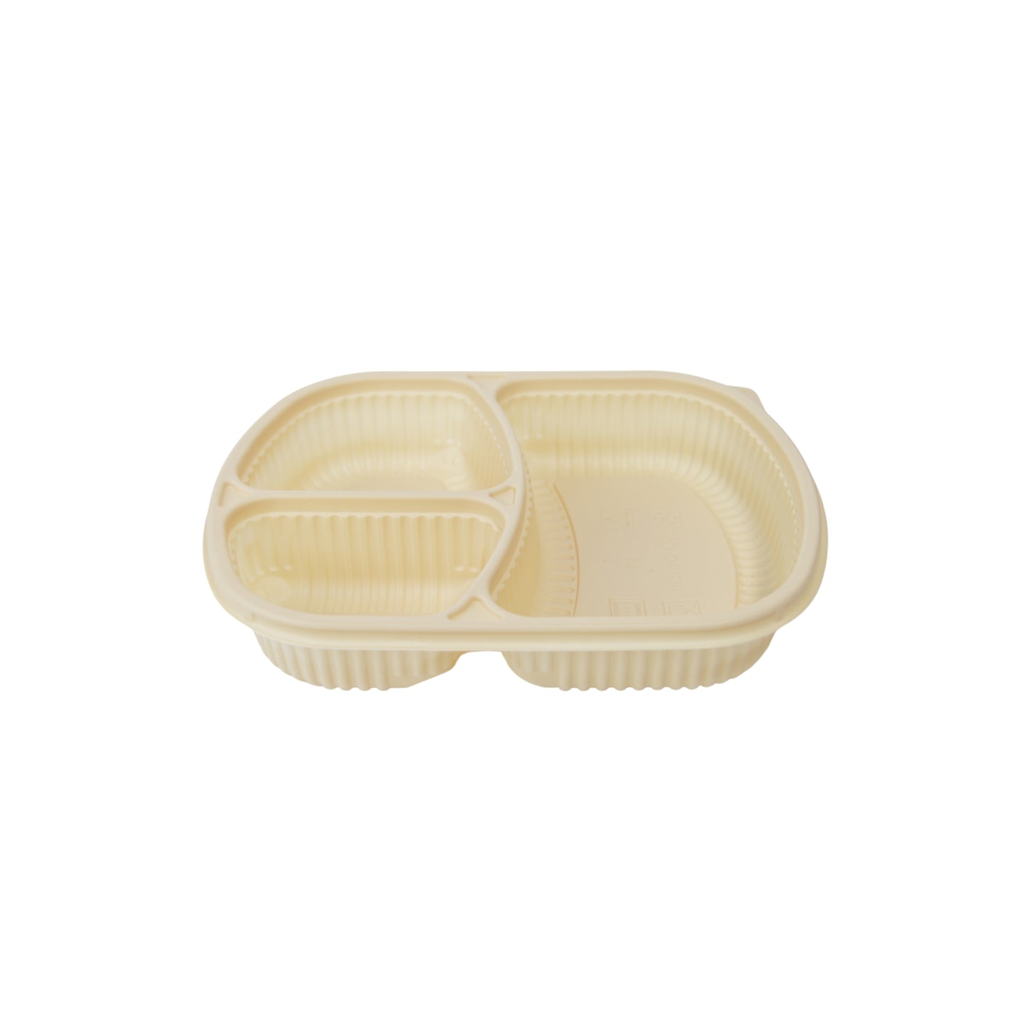 Disposoul 3 Compartment Cornstarch Meal Box Tray With Lid