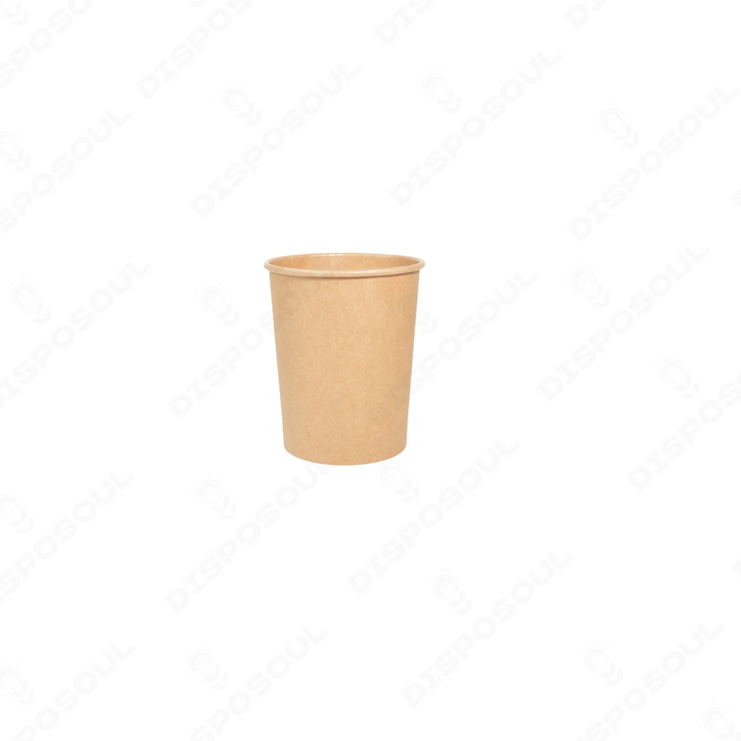 Disposoul Round Paper Container Kraft with 115DIA LID 750ML