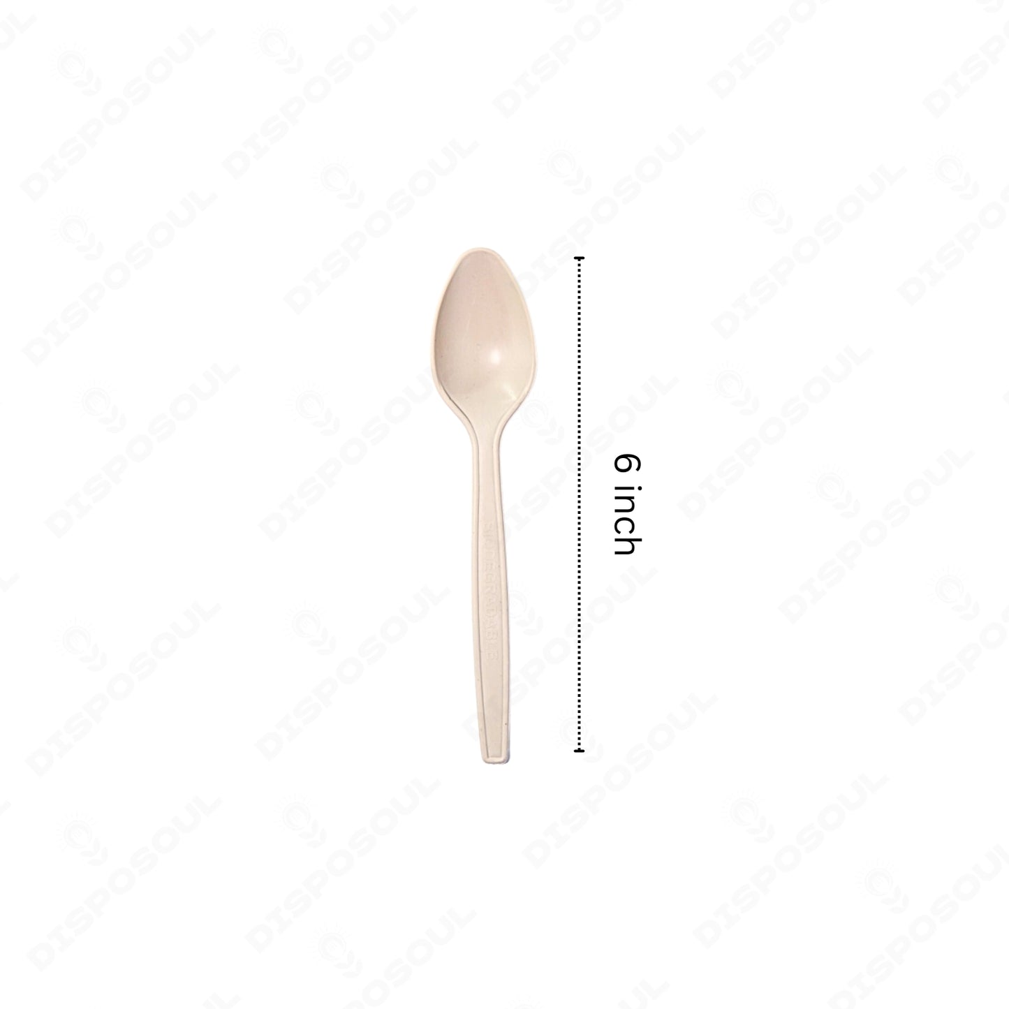 Disposoul 160mm Disposable Cornstarch Spoons