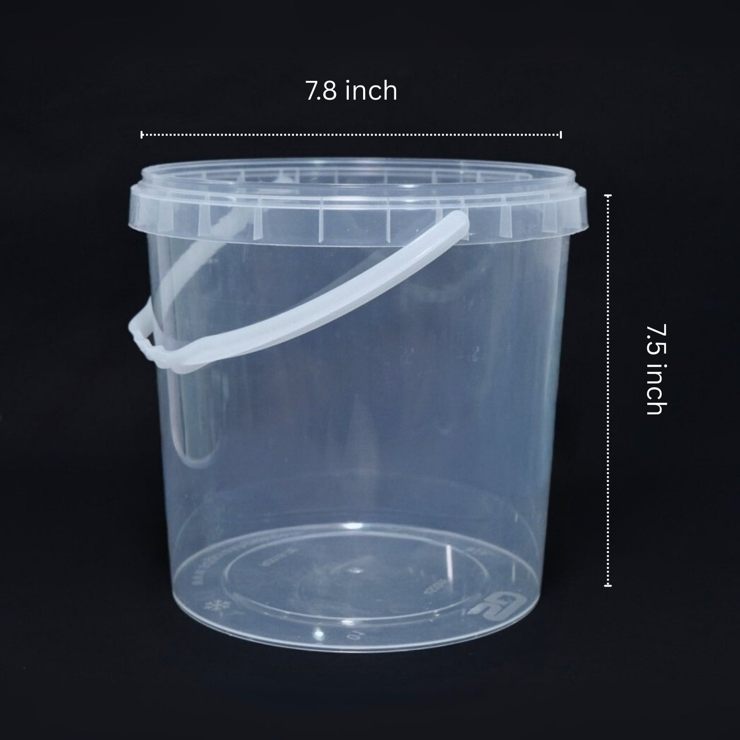 Disposoul Round Bucket Temper Proof Container 4500ml
