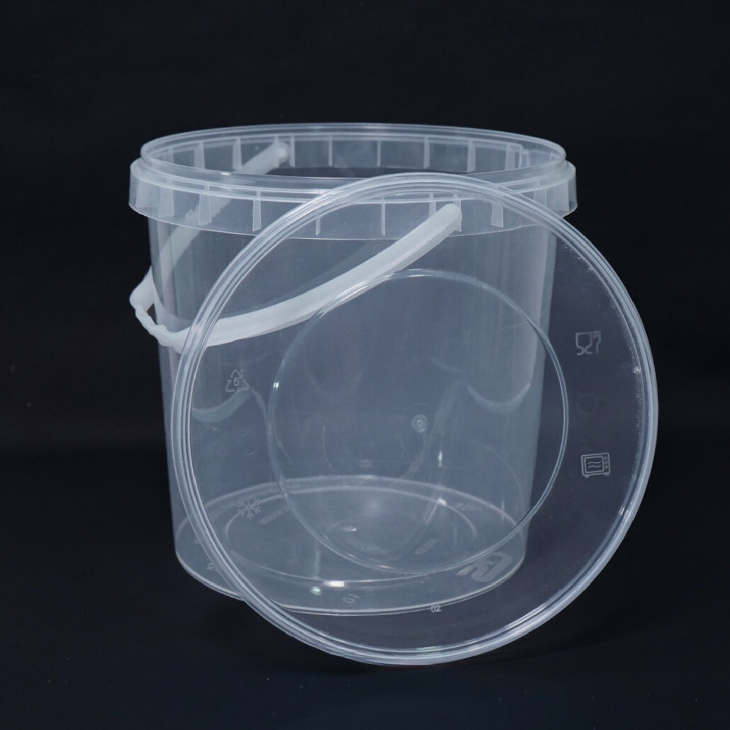 Disposoul Round Bucket Temper Proof Container 4500ml