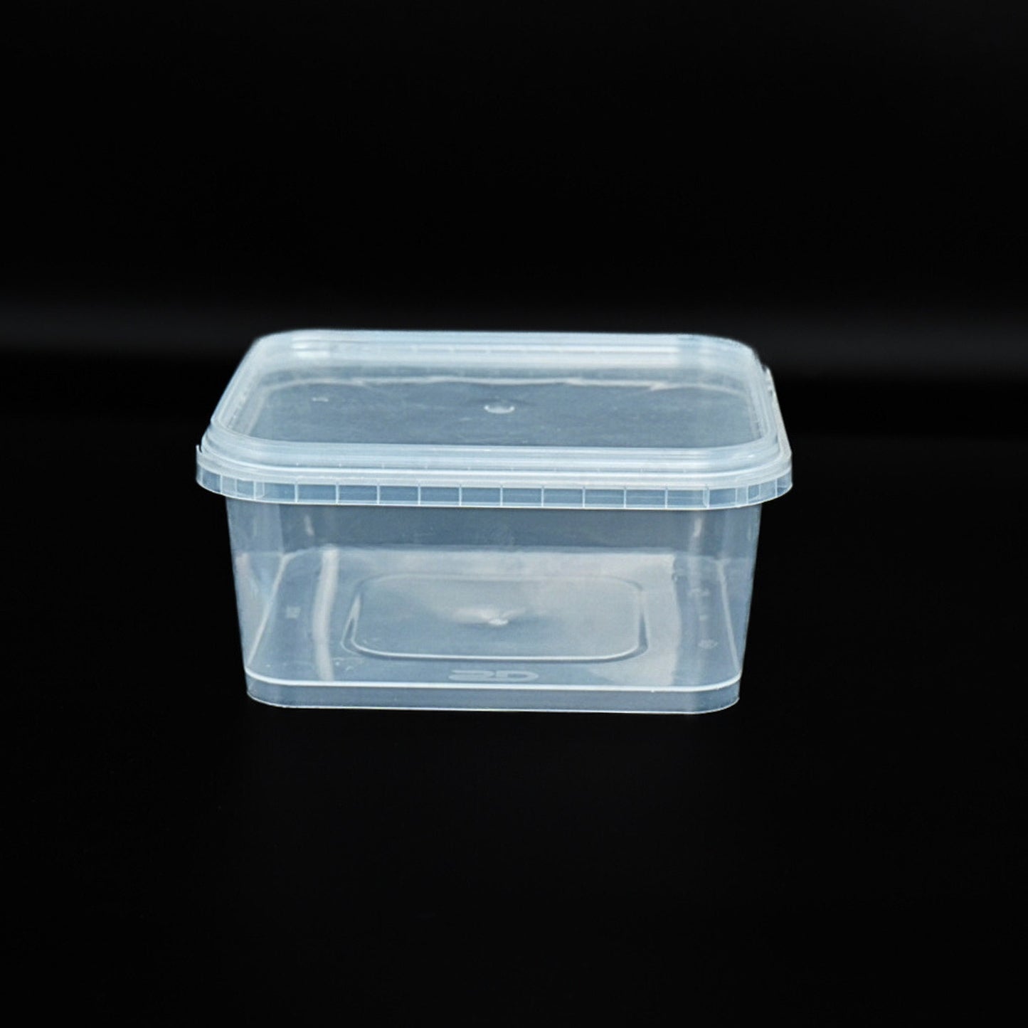 Disposoul Transparent Square Tamper Proof Container 750ml
