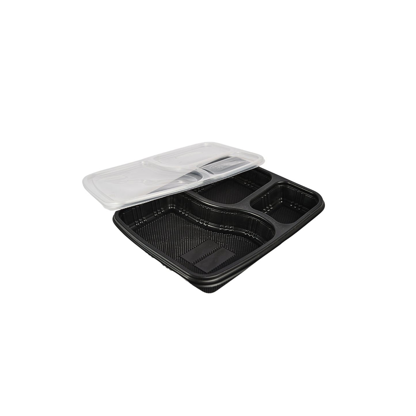 Disposoul 3 Compartment Meal Box XL Tray with Lid