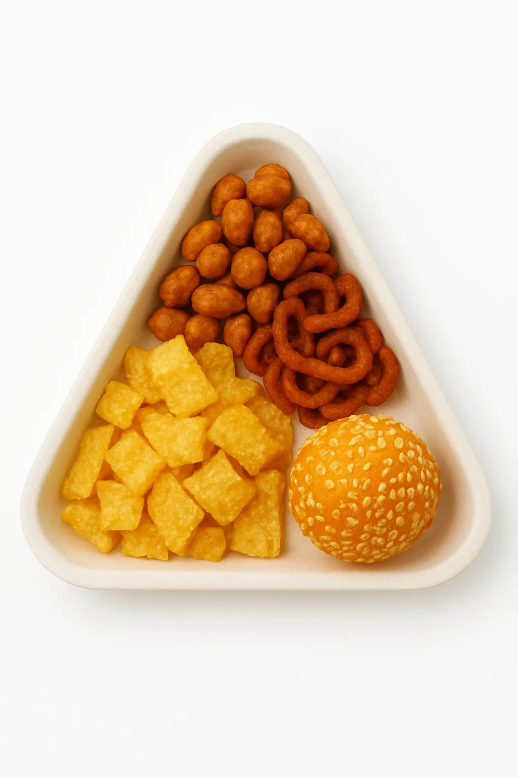 Disposoul Bagasse Disposable Snacks Plate