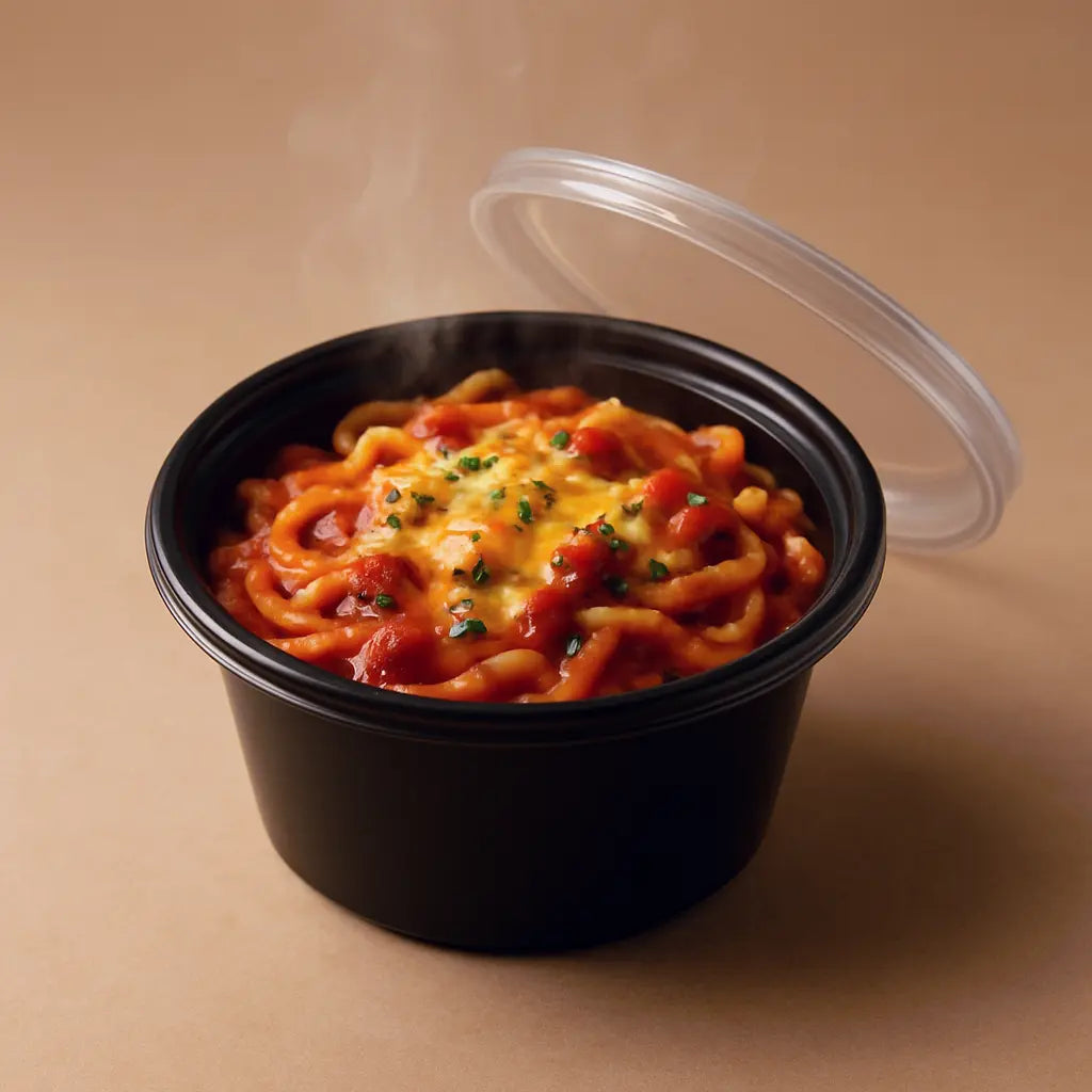 Disposoul Round Food Container With LID 4 Oz 100Ml