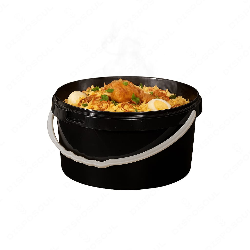 Disposoul Round Bucket Temper Proof Container 2500ml