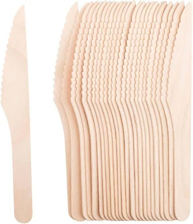 Disposoul 160mm Disposable Wooden Knife