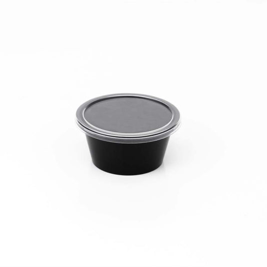 Disposoul Round Food Container With LID 2 Oz 50Ml