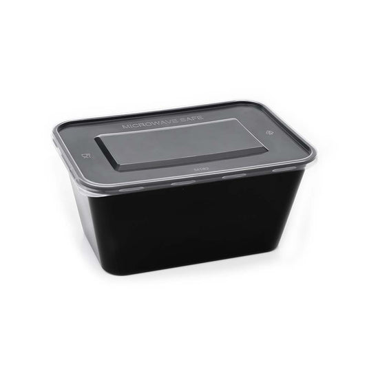 Disposoul Rectangular Food Container With LID 1000 ml