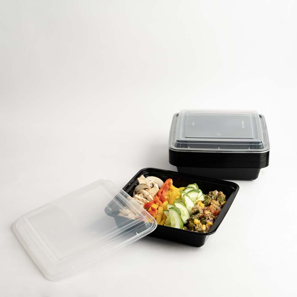 Disposoul Rectangular Container Premium Series RE 48 With LID 1440ML