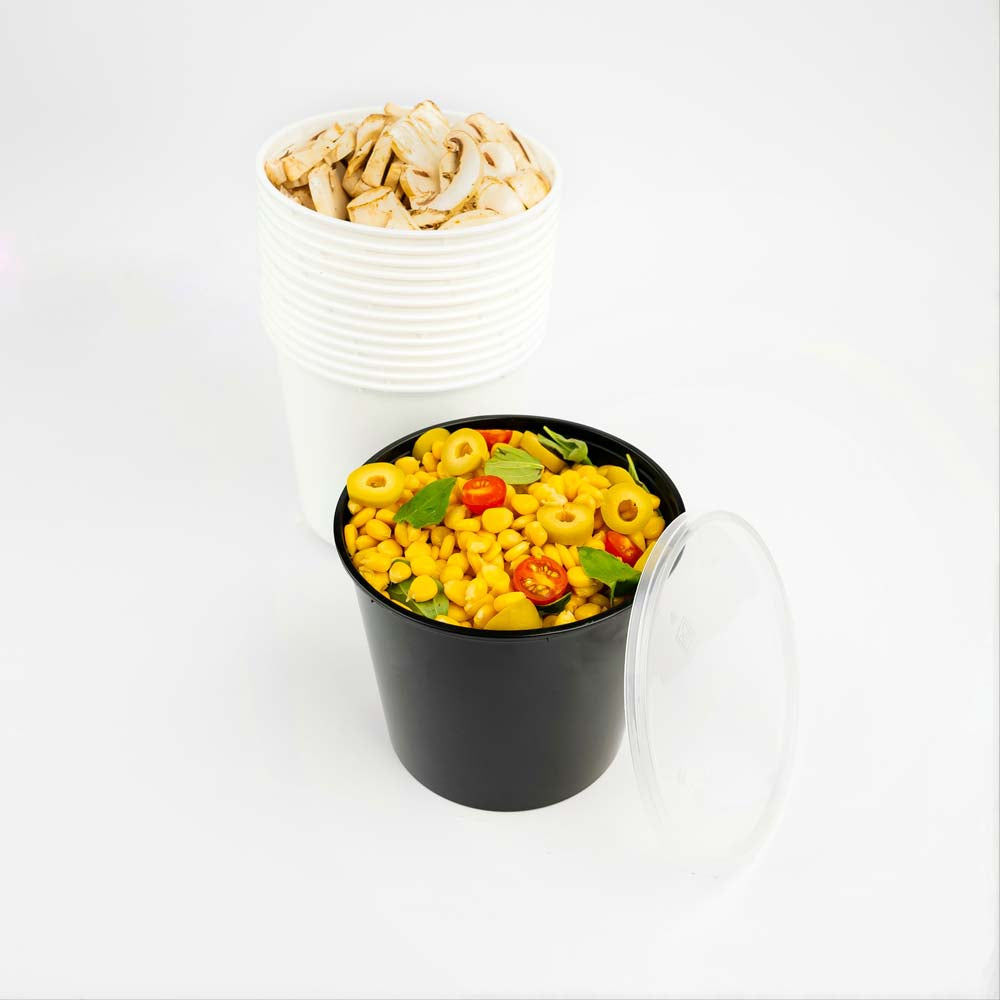 Disposoul Round Food Container With LID 50 Oz 1500Ml