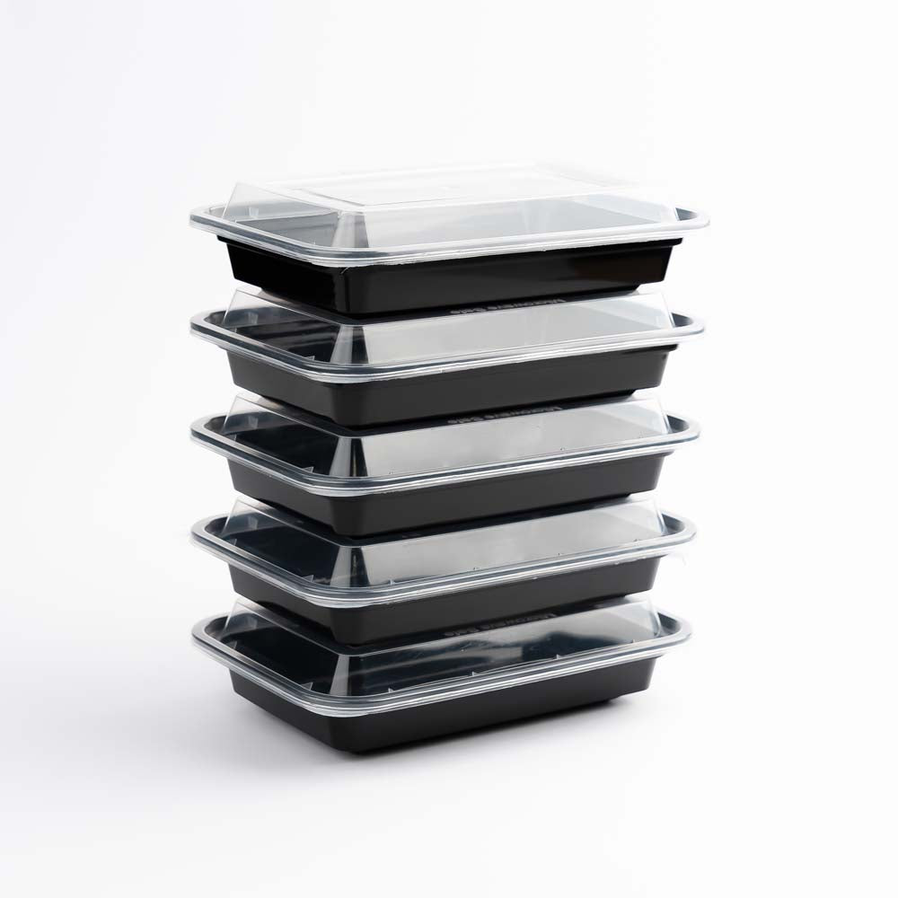 Disposoul Rectangular Container Premium Series RE 16 With LID 480ML