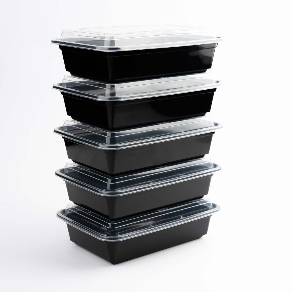 Disposoul Rectangular Container Premium Series RE 38 With LID 1140ML