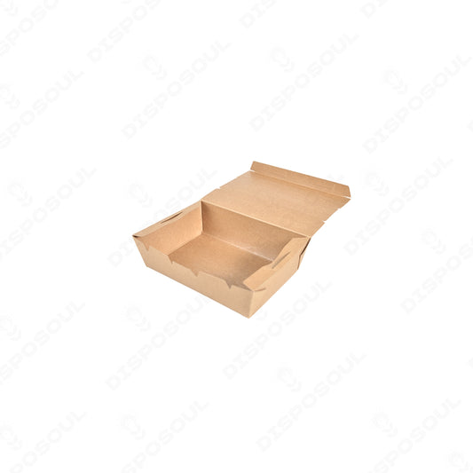 Disposoul PSB Kraft Paper Takeout Lunch Box 500Ml