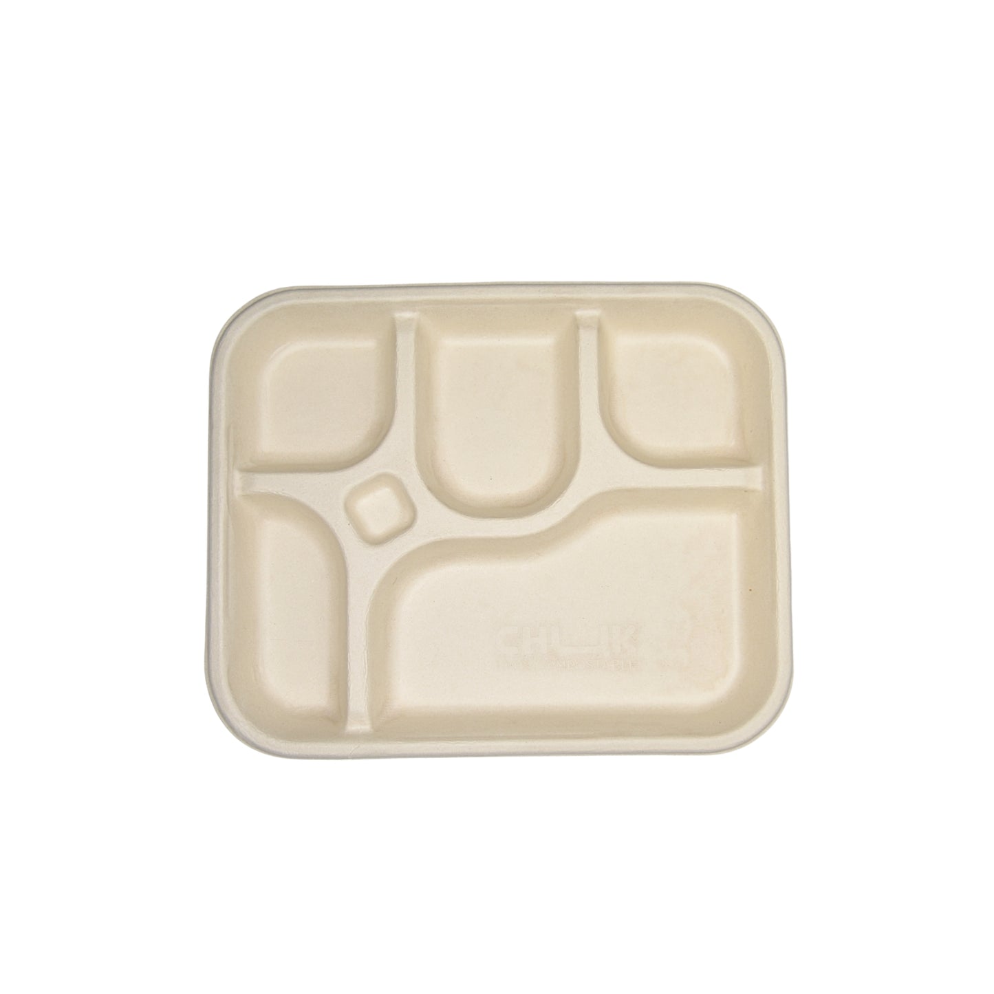 Disposoul Biodegradable Bagasse Disposable 5 CP Plate