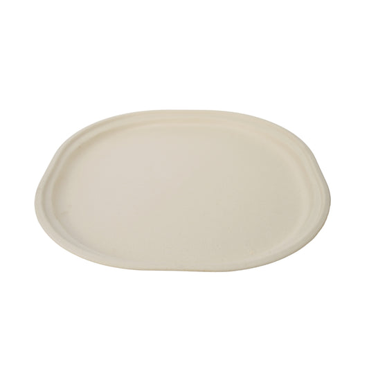 Disposoul Biodegradable Bagasse Round Disposable Plate 10 inch