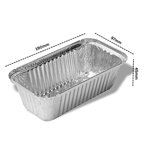 Disposoul 660ML Aluminum Foil Food Container WIth LID