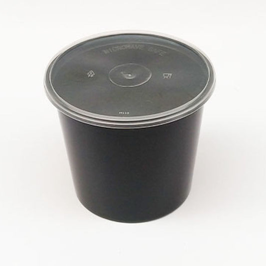 Disposoul Round Food Container With LID 25 Oz 750Ml