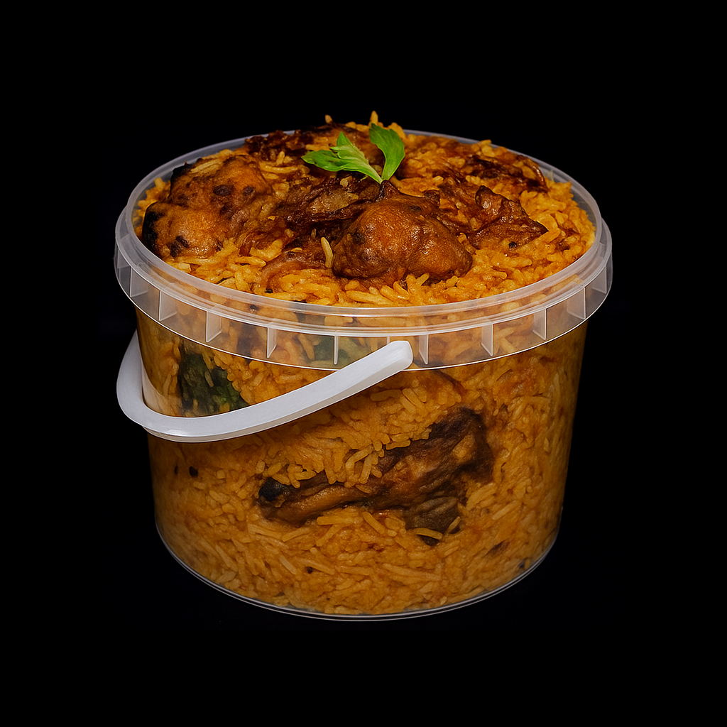 Disposoul Round Bucket Tamper Proof Container 3200ml