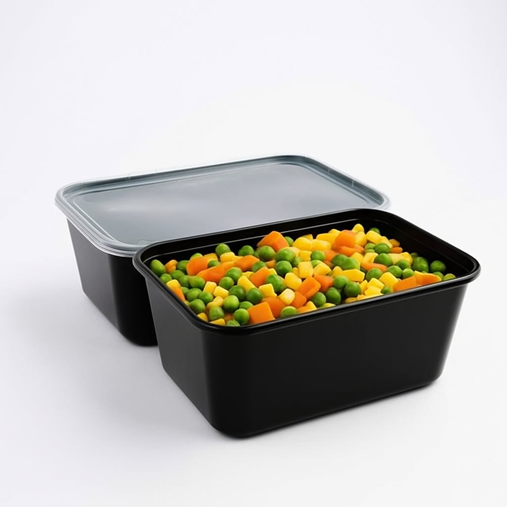 Disposoul Rectangular Food Container With LID 1500 ml