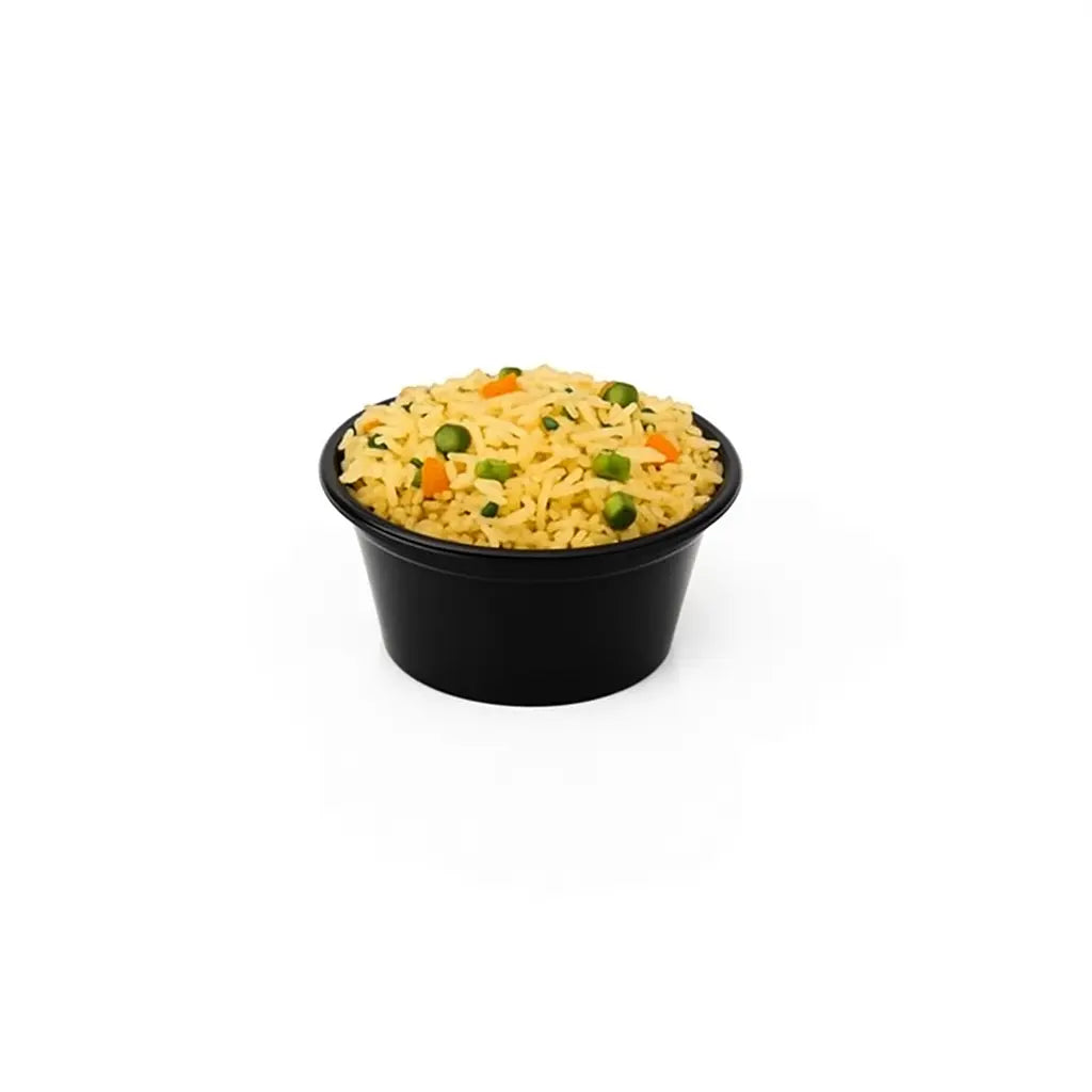 Disposoul Round Food Container With LID 8 Oz Tall 250Ml