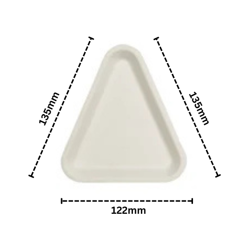 Disposoul Bagasse Disposable Snacks Plate